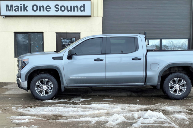 2023 GMC Sierra 1500 with professional window tint in North Bay
